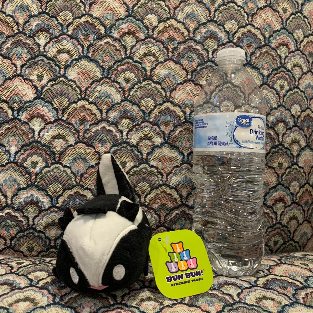 3 Plushies Bun Bun Brand Skunk, Polar Bear, Monkey